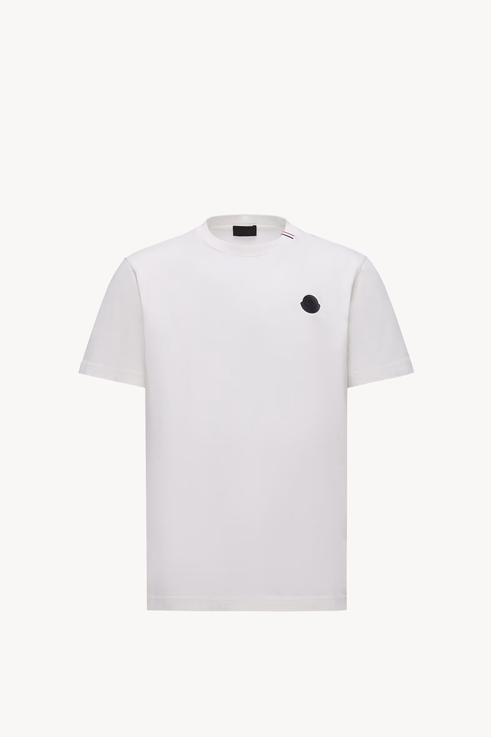 Cotton T-Shirt Men White Moncler 2